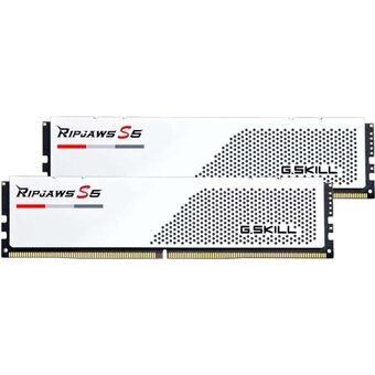  ОЗУ G.SKILL Ripjaws S5 64GB (F5-6000J3040G32GX2-RS5W) (2x32GB) DDR5 6000MHz CL30 (30-40-40-96) 1.4V / White 