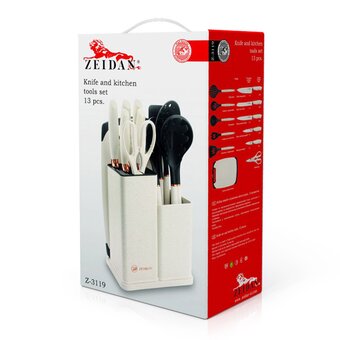  Набор ножей и кухонных принадлежностeй ZEIDAN Z-3119 