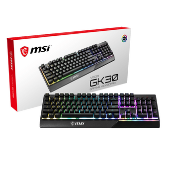  Клавиатура MSI Vigor GK30 RU черный (S11-04RU236-CLA) USB for gamer LED 