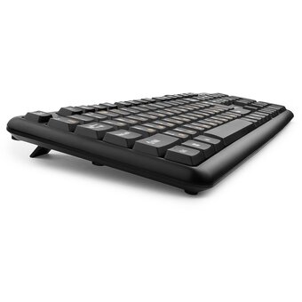  Клавиатура Гарнизон GK-100L, USB, 1.8м черный 