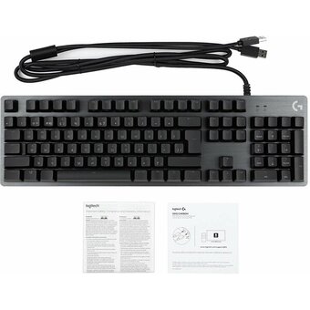  Клавиатура Logitech G512 Red Linear (920-009374) механическая черный USB Multimedia for gamer LED 