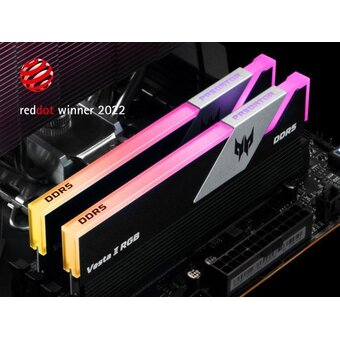  ОЗУ Acer Predator Vesta II RGB 32Gb (BL.9BWWR.327) (2x16) DDR5 6000Mhz CL30 (30-38-38-76) 1.35V Black 