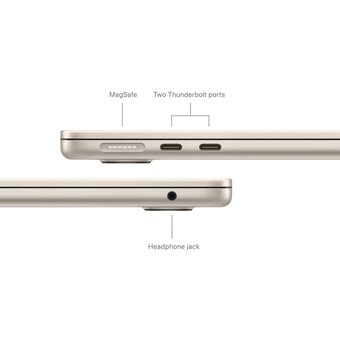  Ноутбук APPLE MacBook Air 13 (MRXU3ZP/A) M3/8Gb/512Gb SSD/MacOS/нужен переходник на EU/Starlight 