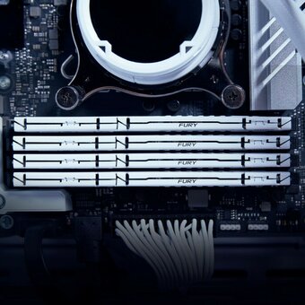  ОЗУ Kingston Fury Beast White XMP KF560C40BW-16 16GB 6000MT/s DDR5 CL40 DIMM 
