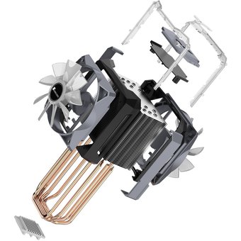  Кулер JONSBO CR-1100 Gray LGA115X/775/AM4/AM3/3+/AM2/+/FM2/+/FM1 Retail 