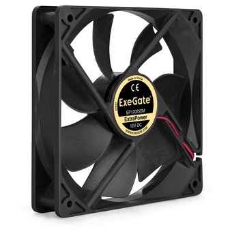  Вентилятор Exegate ExtraPower EP12025SM EX283395RUS 120x120x25 мм, Sleeve bearing (подшипник скольжения), Molex, 1800RPM, 25dBA 