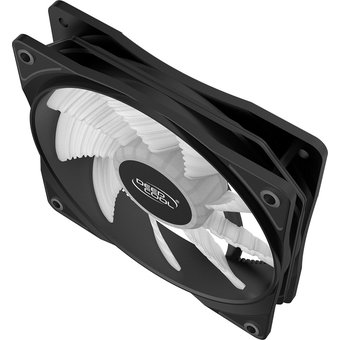 Вентилятор DEEPCOOL RF120W 120x120x25мм (LED White подсветка, 1300об/мин) Retail 