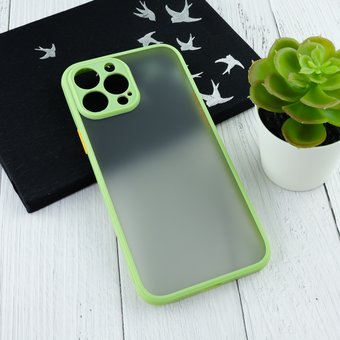  Чехол HOCO Matte shadow series для Iphone 13 Pro Max green 