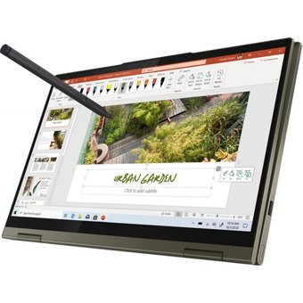  Трансформер Lenovo Yoga 7 14ITL5 82BH00ESRU Core i7 1165G7 16Gb SSD1Tb Intel Iris Xe graphics 14" IPS Touch FHD Win11 d.green 