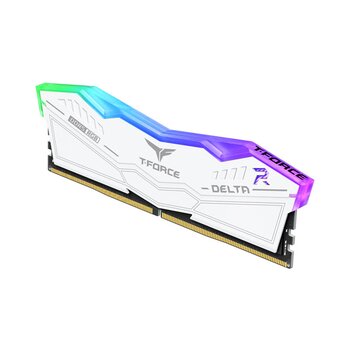  ОЗУ TEAMGROUP T-Force Delta RGB 32GB (FF4D532G6000HC38ADC01) (2x16GB) DDR5 6000MHz CL38 (38-38-38-78) 1.25V / White 
