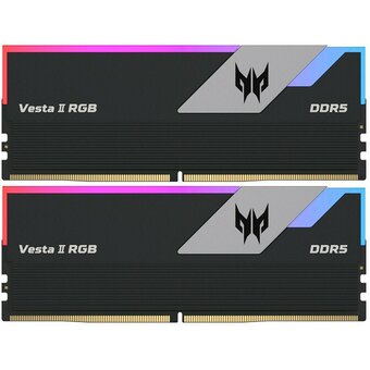  ОЗУ Acer Predator Vesta II RGB 64Gb (BL.9BWWR.373) (2x32) DDR5 6400Mhz CL32 (32-39-39-102) 1.35V Black 