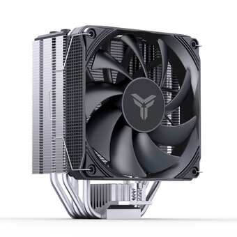  Кулер JONSBO Pisa A4 Grey LGA1700/1200/115X/AM5/AM4 (TDP 250W, PWM, 120mm Black Fan, 4 тепловых трубок, 4-pin) Retail 