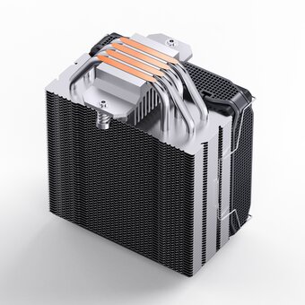  Кулер JONSBO Pisa A4 Grey LGA1700/1200/115X/AM5/AM4 (TDP 250W, PWM, 120mm Black Fan, 4 тепловых трубок, 4-pin) Retail 