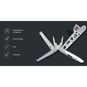 Мультитул Xiaomi Nato multi-function wrench knife stainless steel 