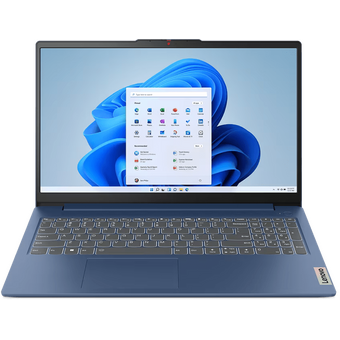  Ноутбук Lenovo IP3 Slim 15IAH8 (83ER0033RM) (qwerty/Rus) 15.6" FHD, Intel Core i5-12450H, 8Gb, 512Gb SSD, no OS, синий 