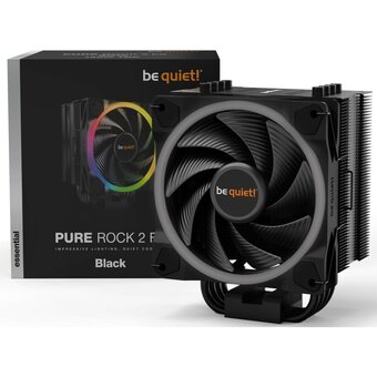  Кулер be quiet! Pure Rock 2 FX (BK033) / 1x120mm PWM ARGB, 7.9-24.4 dBA, 150W TDP 