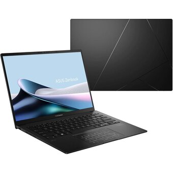  Ноутбук Asus Zenbook 14 OLED UM3406HA-QD015W (90NB1271-M003F0) Ryzen 7 8840HS 16Gb SSD1Tb Radeon 14" OLED FHD+ (1920x1200) Windows 11 Home black Bag 