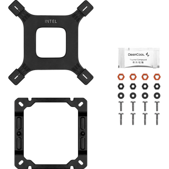  Вентилятор DeepCool AG400 Digital BK ARGB black Socket 1700/115X/1200/AM5/AM4, 120mm, 2100rpm, 31.6 дБА, 220W, PWM 4-pin, Al-Cu 