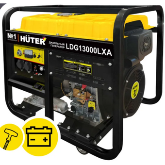  Генератор Huter LDG 13000LXА 9.5кВт (64/2/10) 