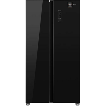  Холодильник Weissgauff WSBS 500 Inverter NoFrost Black 