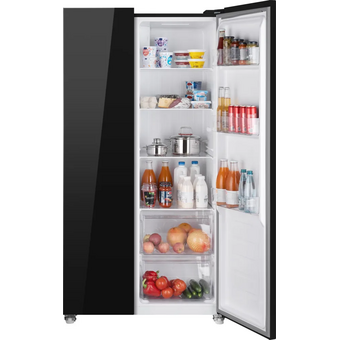 Холодильник Weissgauff WSBS 500 Inverter NoFrost Black 