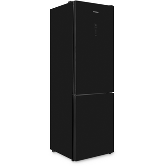  Холодильник Hyundai CC3586F черное стекло 