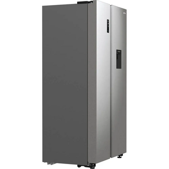  Холодильник Gorenje NRR9185EAXLWD серебристый матовый 