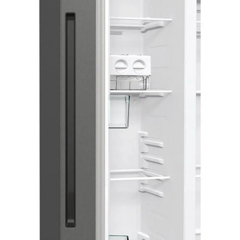  Холодильник Gorenje NRR9185EAXLWD серебристый матовый 