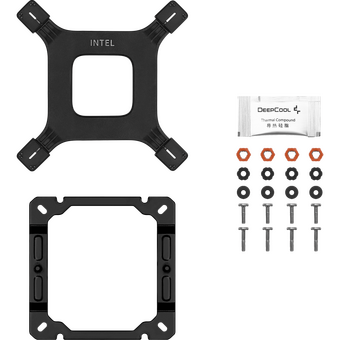  Вентилятор Deepcool AG500 Digital ARGB black Socket 115X/1700/1200/AM4/AM5, 120mm, 1950rpm, 29,4 дБ, 200W, PWM 4-pin, Al+Cu (R-AG500-BK 