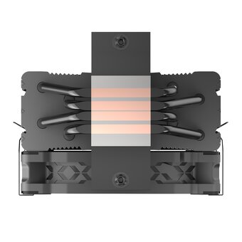  Кулер PentaWave PC-Z04E BK LGA115X/1200/1700/AM4/AM5 (TDP 220W, 1*120mm PWM Fan, 4 тепловые трубки 6мм, 600-1850RPM, 12-32,6dBa) 