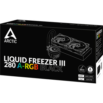  СВО Arctic Cooling Arctic Liquid Freezer III-280 A-RGB Black (ACFRE00143A) Multi Compatible All-In-One CPU Water Cooler 
