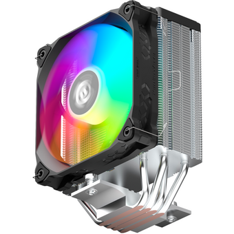  Кулер PentaWave PC-Z04E SRB ARGB LGA115X/1200/1700/AM4/AM5 (TDP 220W, 1*120mm ARGB PWM Fan, 4 тепловые трубки 6мм, 600-1850RPM) 