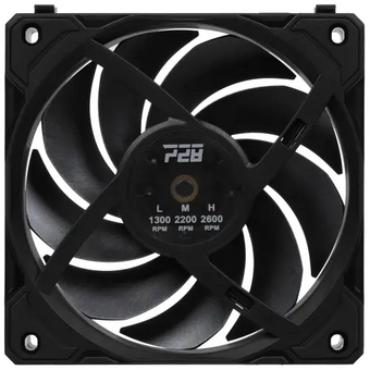  Вентилятор Lian Li Uni Fan P28 120 Black (G99.12P281B.R0) 120x120x28мм (PWM, 300-2600 об/мин, 32.1dBa) 