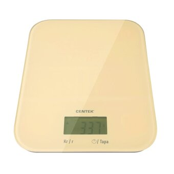  Весы кухонные Centek CT-2481 Beige LCD 