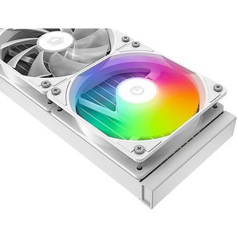 СВО ID-COOLING SL240 XE White LGA20XX/1700/1200/115X/AM5/AM4 (TDP 300W, PWM, LCD Display, Dual ARGB Fan 120mm, белый) 
