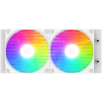  СВО ID-COOLING SL240 XE White LGA20XX/1700/1200/115X/AM5/AM4 (TDP 300W, PWM, LCD Display, Dual ARGB Fan 120mm, белый) 