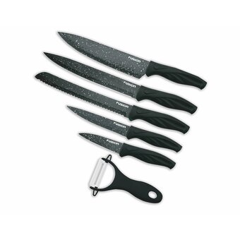  Набор ножей FUSION SKP6001 black 