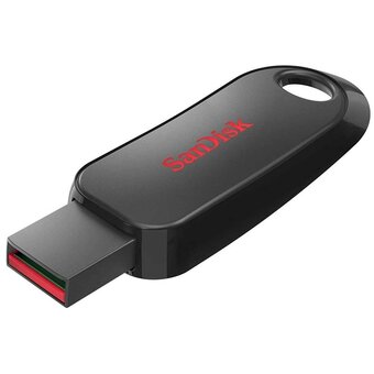  USB-флешка 64GB SanDisk CZ62 Cruzer Snap SDCZ62-064G-G35, USB 2.0, Black 
