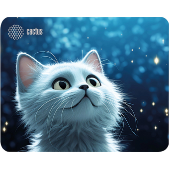  Коврик для мыши Cactus CS-MP-P06XS White Cat 220x180x2мм 