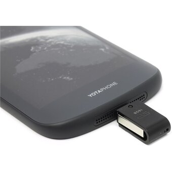  USB-флешка Silicon Power Mobile X21 OTG SP016GBUF2X21V1K 16Gb USB 2.0/MicroUSB, Черный 
