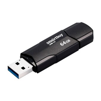  USB-флешка Smartbuy SB64GBCLU-K3 64GB Clue Black UFD 3.0/3.1 