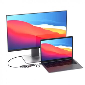  Док-станция Satechi Type-C Slim Multiport Adapter V2 Sliver 