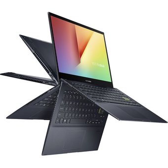  Ноутбук-трансформер Asus VivoBook TM420UA-EC161T 90NB0U21-M000L0 Ryzen 5 5500U 8Gb SSD256Gb AMD Radeon 14" IPS Touch FHD Win10 black 