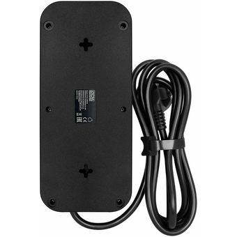  Сетевой фильтр Powercom SP-08 USB03AB 1,8m 1.8м (8 розеток) черный) 