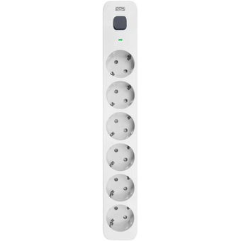  Сетевой фильтр Powercom SP-06W 1,8м 1.8м (6 розеток) белый/серый) 
