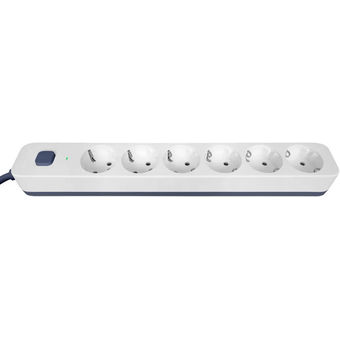  Сетевой фильтр Powercom SP-06W 1,8м 1.8м (6 розеток) белый/серый) 