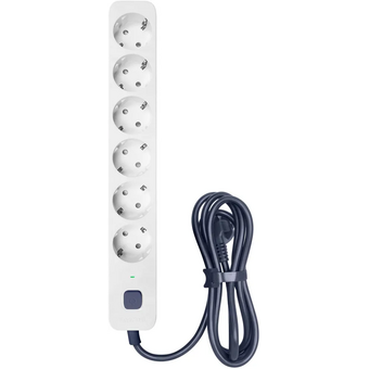  Сетевой фильтр Powercom SP-06W 1,8м 1.8м (6 розеток) белый/серый) 