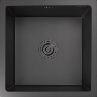  Мойка GranFest 4444 PVD нерж, графит 