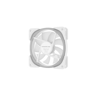  Вентилятор Powercase M21-14W ARGB White (M21-14-ARGB-WT) 140x140x25mm (PWM, 4pin +ARGB Sync, 800-1500±10проц. об/мин) Bulk 