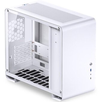  Корпус Jonsbo U4 Mini White без БП, боковая панель из закаленного стекла, mini-ITX, micro-ATX, белый 